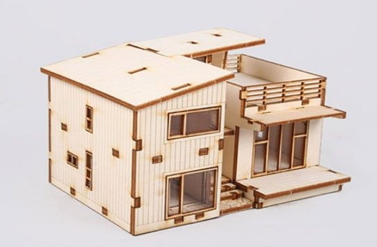 miniature modern house