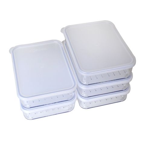 5 Pcs] Korean Silicook Garlic Onion Cube Food Storage Container Freezer